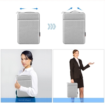 HAWEEL univerzális tok tabletához és laptophoz fleece béléssel, 12–14 hüvelyk, fogantyúval