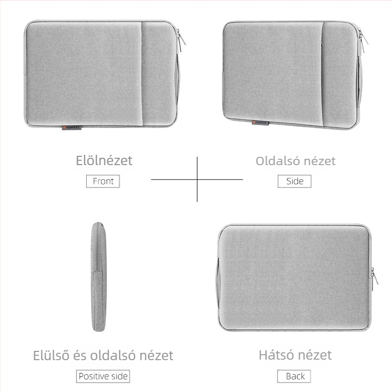 HAWEEL univerzális tok tabletához és laptophoz fleece béléssel, 12–14 hüvelyk, fogantyúval