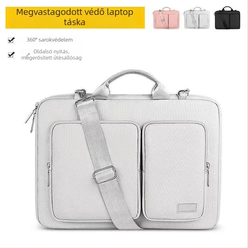 PU laptop táska, vízálló, lopás elleni védelem, szeizmikus elleni védelem, tehercsökkentő kialakítás, uniszex, szabadidős utazásokhoz