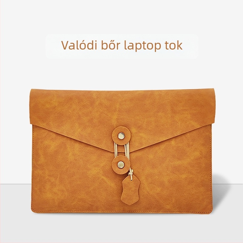 Valódi bőr védőtok 13 hüvelykes Apple laptophoz és iPadhez