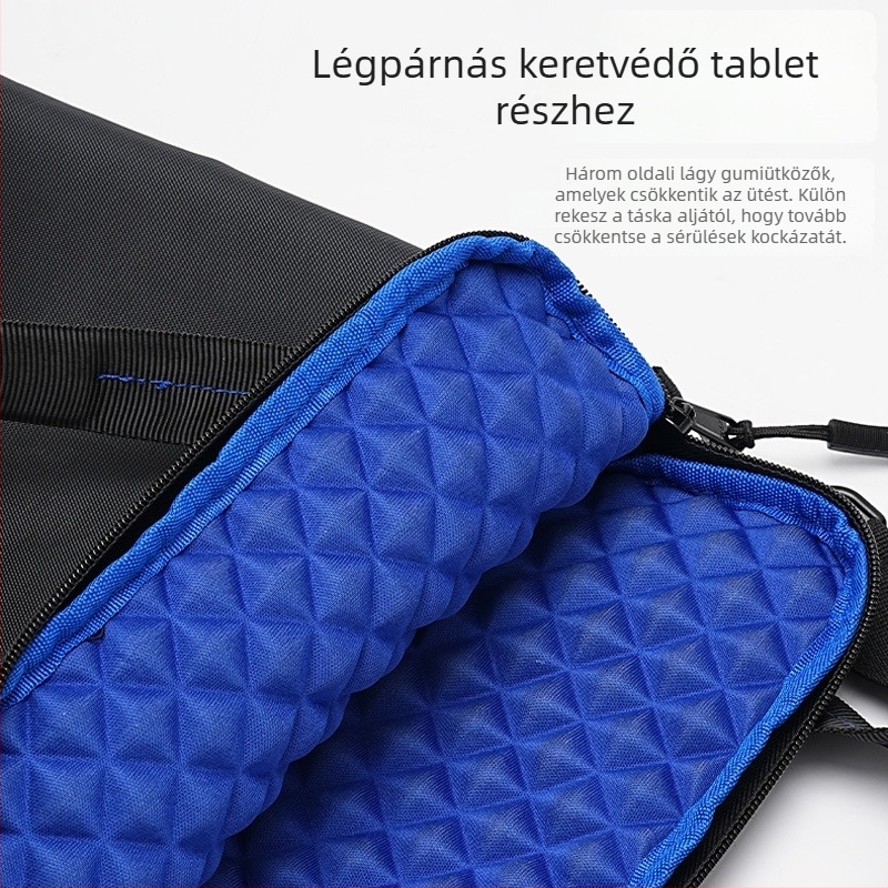 Tablettatároló táska — vízálló, ütésálló, kopásálló, ultra-könnyű, keresztpántos kivitel