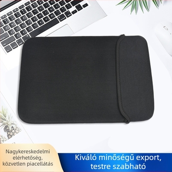 Laptophoz és tabletához készült belső tok – ütésálló, vízálló, légáteresztő, városi minimalista stílus (Anyag: diving cloth; Bélés: poliészter; Mintázat: egyszínű)