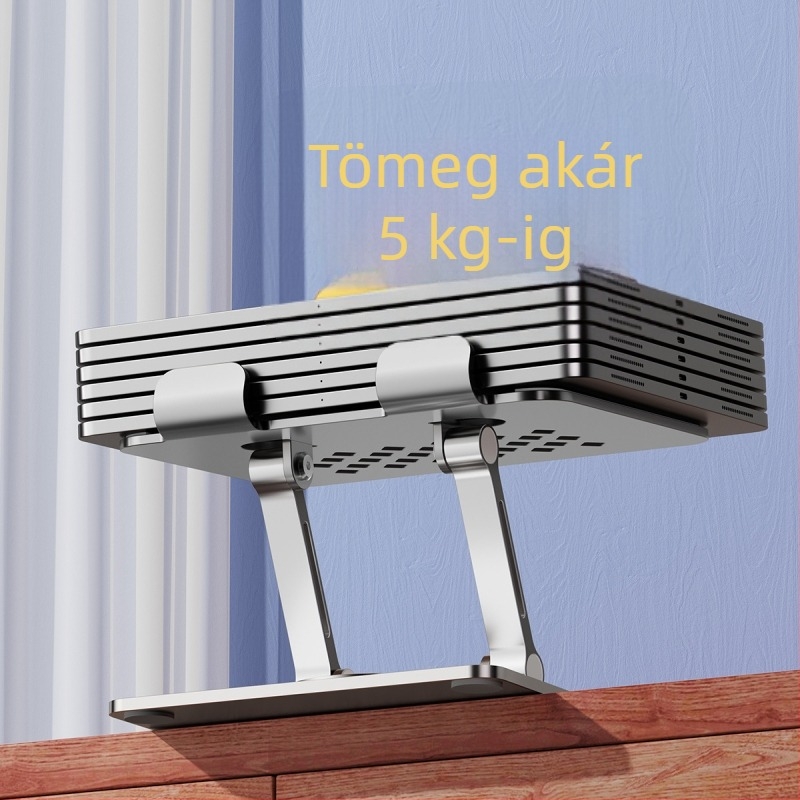 Tablettatartó J50 – fém, 360° forgás, állítható, kompatibilis az iPad/iPhone modellekkel, tömeg 495 g