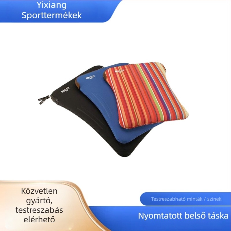 Mac és iPadhez tervezett laptop táska dupla belső résszel, védőtok, Yixiang, diving material, 2021 tavasz