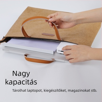 Kraft papír notesz belső táska — ultra könnyű, kopásálló, földrengésálló, terheléscsökkentés