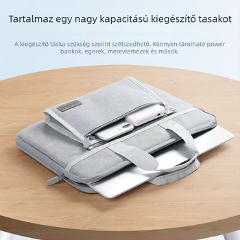 Utazáshoz laptop tároló táska – vízálló, kopásálló Oxford szövetből, belső nylon bélés