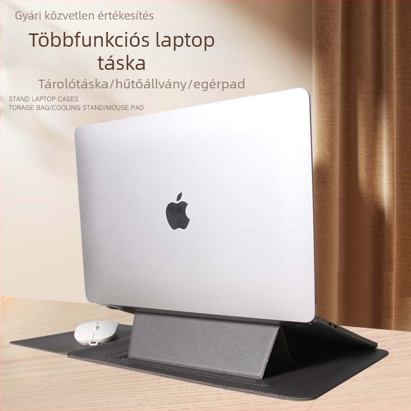 Üzleti laptop táska 14 hüvelykes belső zsebbel, vízálló PU bőrrel, kompatibilis 15,6 hüvelykes laptopokkal