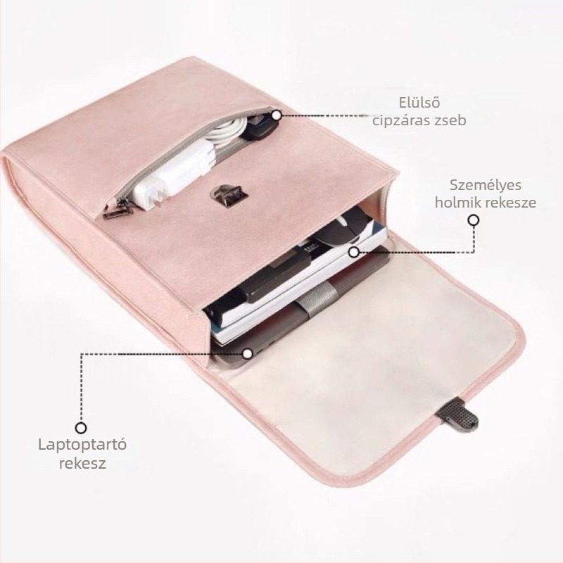 Laptop táska, egyszerű hátizsák diákoknak, Koreai stílus, mindennapi, 16 hüvelyk, PU