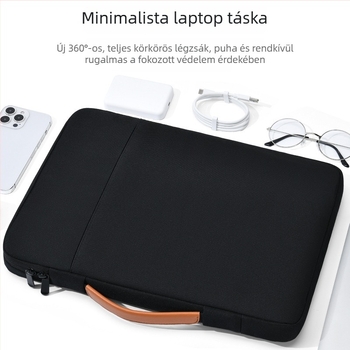 Zhishun 16 hüvelykes ütésálló laptop tok teljes körű védő légzsákkal és belső béléssel, vízálló Oxford anyagból
