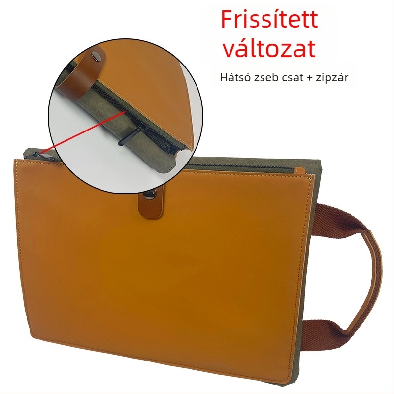 Laptop belső tok kraft papírból és mikroszálas béléssel; ultra könnyű, kopásálló és ütésálló; egyszínű dizájn, filcbélés