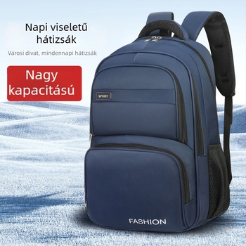 Üzleti hátizsák laptophoz, Oxford anyagból, vízálló, 16 hüvelykes laptophoz, 20–35L kapacitás, uniszex