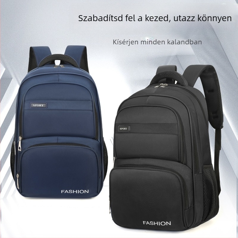 Üzleti hátizsák laptophoz, Oxford anyagból, vízálló, 16 hüvelykes laptophoz, 20–35L kapacitás, uniszex
