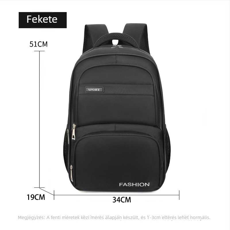 Üzleti hátizsák laptophoz, Oxford anyagból, vízálló, 16 hüvelykes laptophoz, 20–35L kapacitás, uniszex