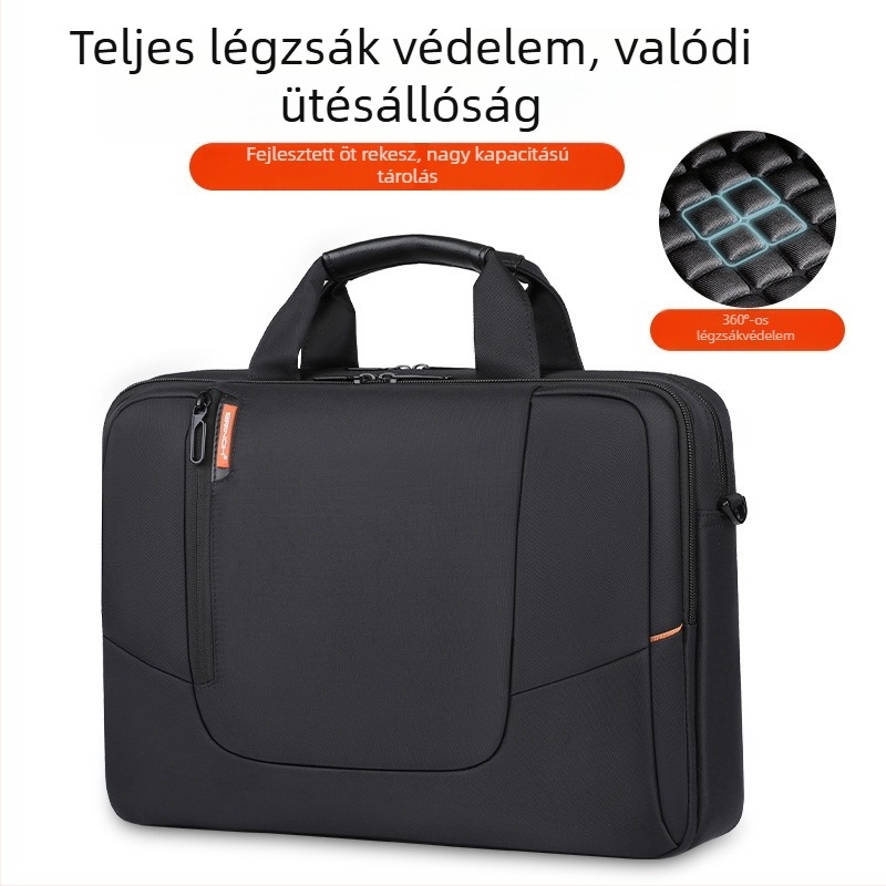 Brinch laptop táska, Oxford anyag, kiterjeszthető, városi stílus, poliészter bélés, uniszex