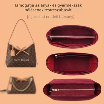 Carryall belső táska szervezője a L Brand számára, velúr, lélegző, vízálló, multifunkcionális, összecsukható, utazáshoz