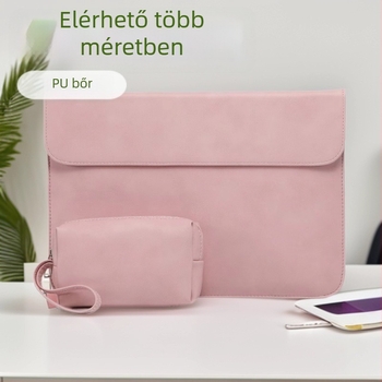 PU bőr laptop tok 14 hüvelykes MacBookhoz – vízálló, kopásálló, lopás elleni védelem, szeizmikus védelem