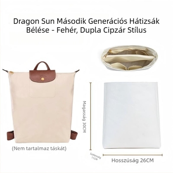 Meiyun ultrakönnyű hátizsák belső tok Dupont papírból, kubus alakú – utazáshoz smink és tárolás