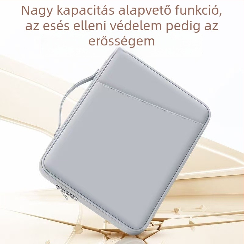 Üzleti táblagép tokk iPadhez, PU-bőrhatású felülettel, ütés- és kopásálló, lánc elemmel