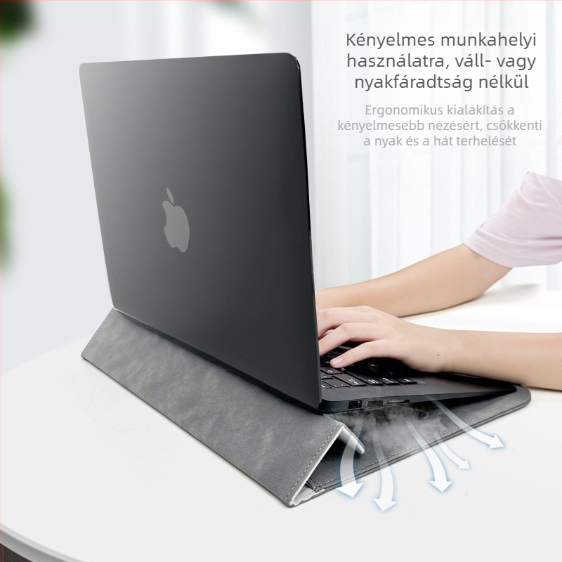 Laptop állvány belső tok – juhbőr, vízálló, kopásálló, földrengésálló, Classicpacking
