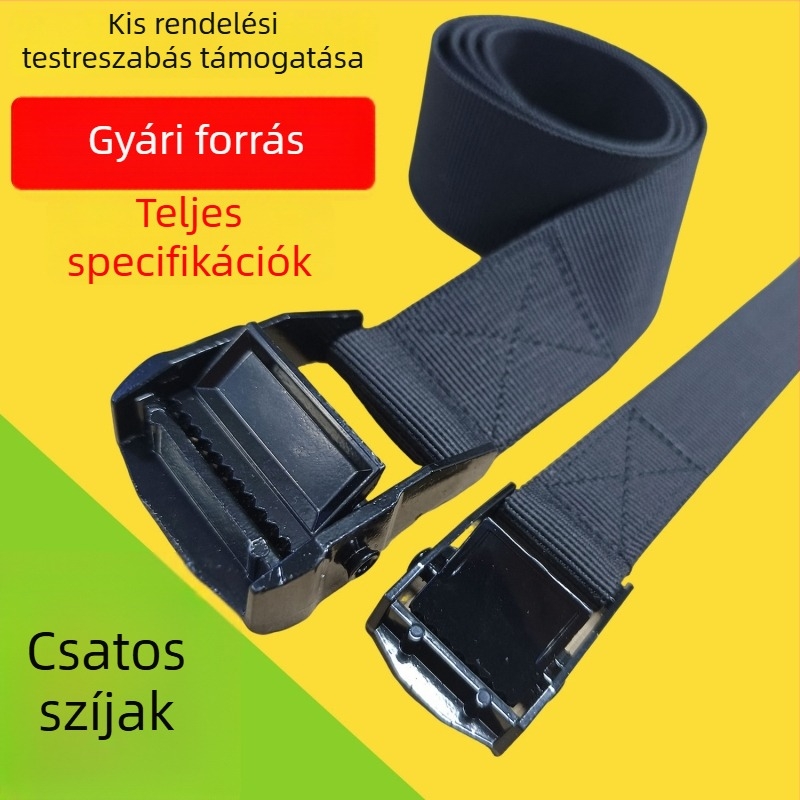 Cink ötvözetű csatos szalag utazáshoz és áruk rögzítéséhez