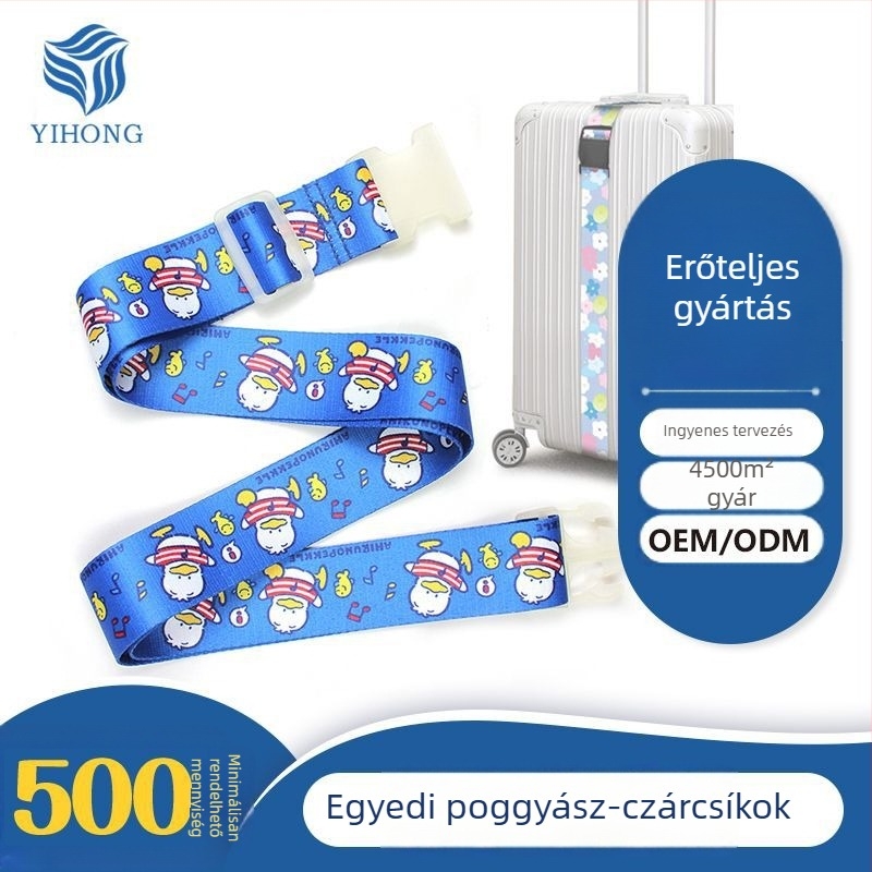 Poggyász pánt, állítható, vesztés elleni, poliészter, Yihong