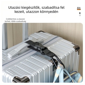 Állítható külső csattal rendelkező bőrönd-kiegészítő hátizsákhoz és utazásokhoz (Anyag: Corduroy; Márka: Other; Mintázat: See details; Funkció: Other)