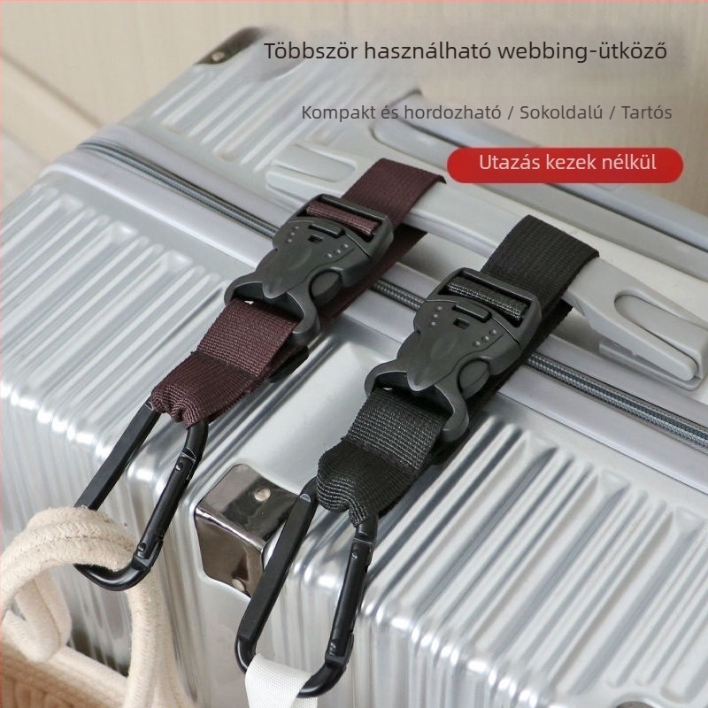 Állítható külső csattal rendelkező bőrönd-kiegészítő hátizsákhoz és utazásokhoz (Anyag: Corduroy; Márka: Other; Mintázat: See details; Funkció: Other)