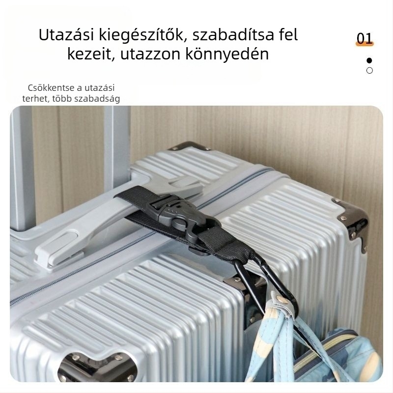Állítható külső csattal rendelkező bőrönd-kiegészítő hátizsákhoz és utazásokhoz (Anyag: Corduroy; Márka: Other; Mintázat: See details; Funkció: Other)