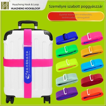 Nyomtatott nylon Velcro pántok poggyászhoz – öntapadó hook-and-loop zárás