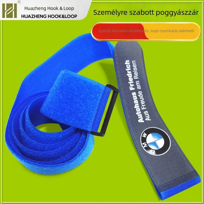 Nyomtatott nylon Velcro pántok poggyászhoz – öntapadó hook-and-loop zárás