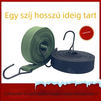 Rugalmas poggyászszalag — megvastagított, tartós, kopásálló, szélesebb autóhasználatra (Anyag: kevert anyagok; Márka: Unique)