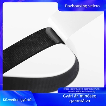 Nylon Velcro kábel szalag ragasztó hátlappal, anyag: nylon, keverék: nylon/poliészter, márka: Dazhouxing, alkalmazás: adat- és töltőkábelekhez