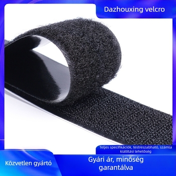 Nylon Velcro kábel szalag ragasztó hátlappal, anyag: nylon, keverék: nylon/poliészter, márka: Dazhouxing, alkalmazás: adat- és töltőkábelekhez
