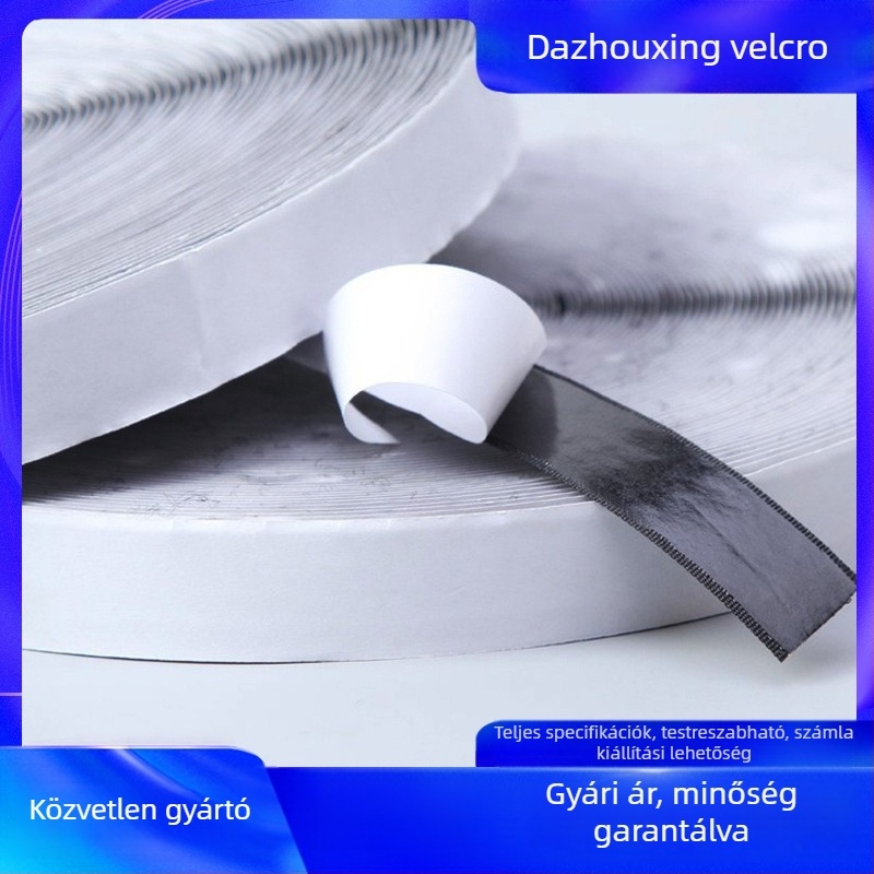 Nylon Velcro kábel szalag ragasztó hátlappal, anyag: nylon, keverék: nylon/poliészter, márka: Dazhouxing, alkalmazás: adat- és töltőkábelekhez