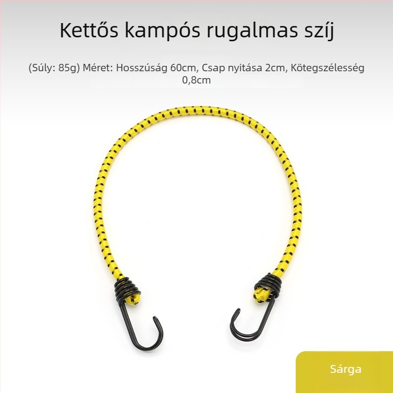 ANJI rugalmas külső kötél sátrakhoz és kempingezéshez – anyag: Beef rib rope; felhasználás: sátrak, ruhaszárítás, poggyász csomagolás