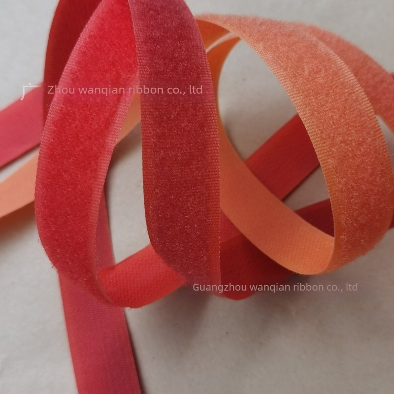 Poliészter Velcro kötegelő pántok, 2 cm és 3 cm szélességben, piros, rózsaszín és narancs színekben, táskákhoz, hátizsákokhoz, autóülésekhez és párnákhoz