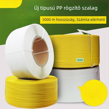 Ipari PP csomagoló szalag - 0,65 mm vastagság, modell 1208, erős húzószilárdság