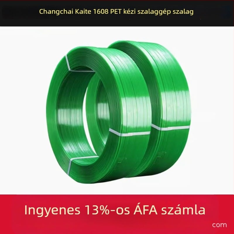 Átlátszó PET/PP csomagoló szalag, kézi forróragasztó ragasztás, húzószilárdság 255 kg