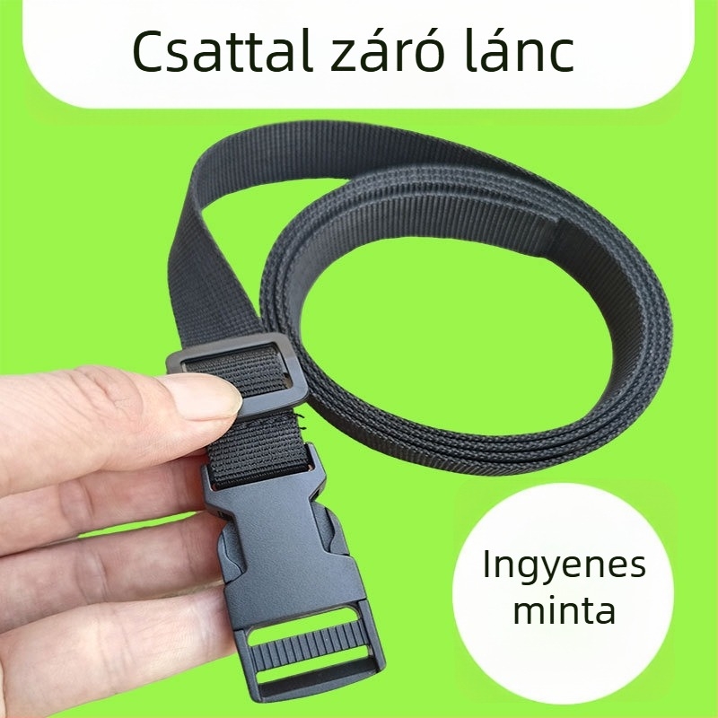 Bőröndökhöz való heveder csattal (Anyag: PP+POM keverék; Alkalmazások: táskák, bőröndök, sátrak; Márka: Together)