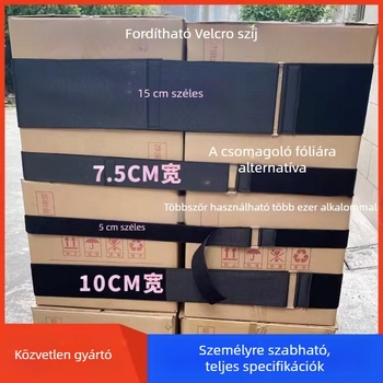 Logisztikai palettaszalagok – Anyag: nylon és poliészter keverékek; Alkalmazás: logisztika, kötözés; Márka: Combined