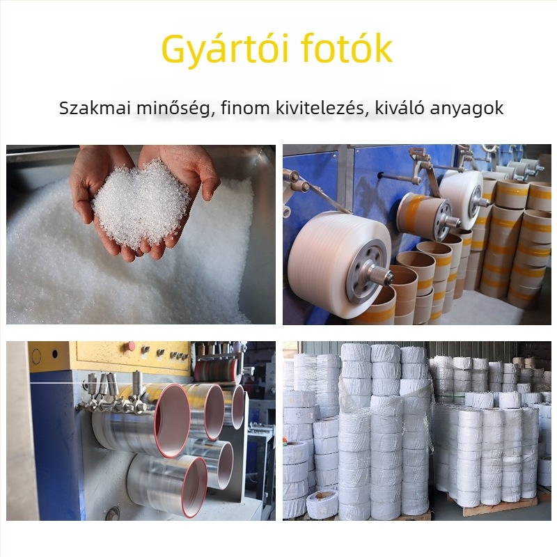 Polipropilén kötegző szalag – Típus: köteg szalagok; Feszültség: 150 kg; Súly: 10 kg; Alkalmazások: ruhák csomagolása, építőanyagok kötegelése, irodai kellékek csomagolása