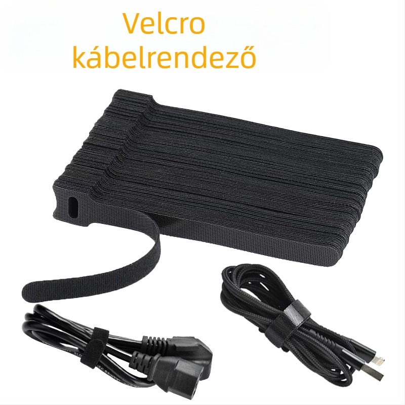 Peng xin Velcro kábelkötő, önragadó, nylon–poliészter keverék, ipari felhasználás, vezeték átvezető szalag