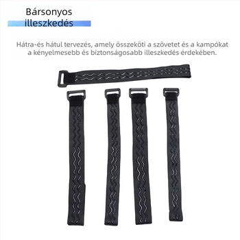 Velcro kötöző pántok - Nylon, Nylon + Poliészter keverék, Nehéz terhelésű, Fordított csat, Kábelkezelés, Ruházathoz