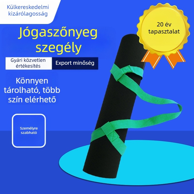 Liyao Nylon/Jóga matrac pántok – Nylon/Poliészter keverék, fitnesz és ellenállás nyújtó pántok a jóga számára