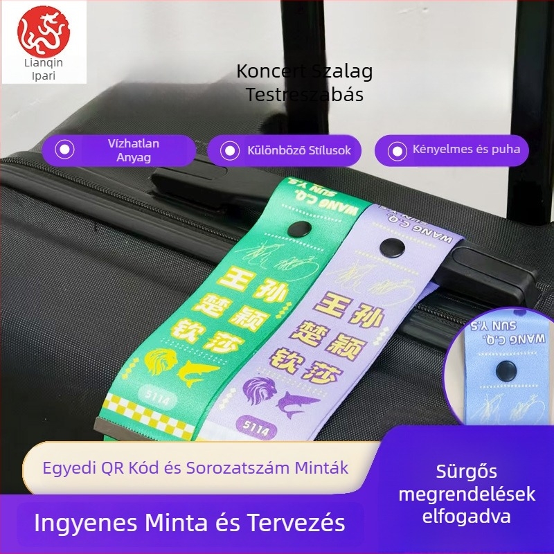 Poggyász dekorációk fémzárakkal, poliészter anyagból, utazási dekoráció, nyár 2025
