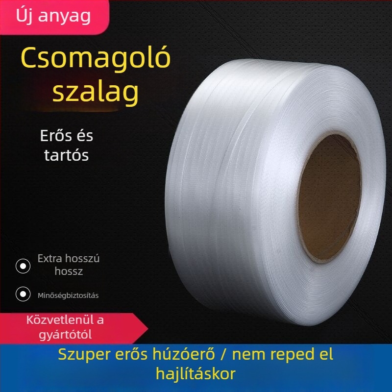 Yi Shi átlátszó PP tömítőgép félautomata csomagoláshoz, forró olvasztású, vastagság 0,6 mm, szakítószilárdság 10 kg