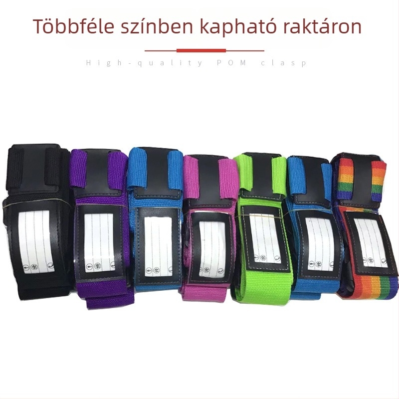 Bőröndhöz való csatos pánt számzáras záróval – Velcro nylonszalag utazásokhoz