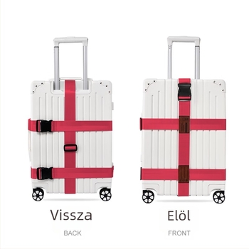 Poggyász pántok keresztpántokkal, rögzített csatokkal és vámkód-zárral – anti-nylon anyag