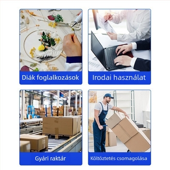 Fehér átlátszó PP csomagoló szalag és heveder – nagy szilárdságú ipari csomagoláshoz