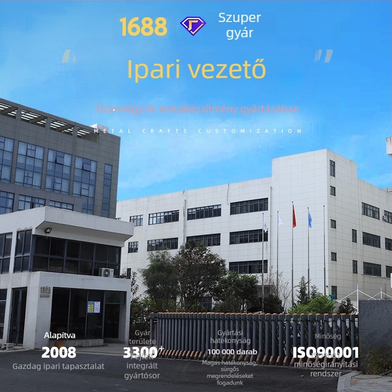 Fém kulcstartó, modern minimalista stílus, testreszabható, üzleti ajándék